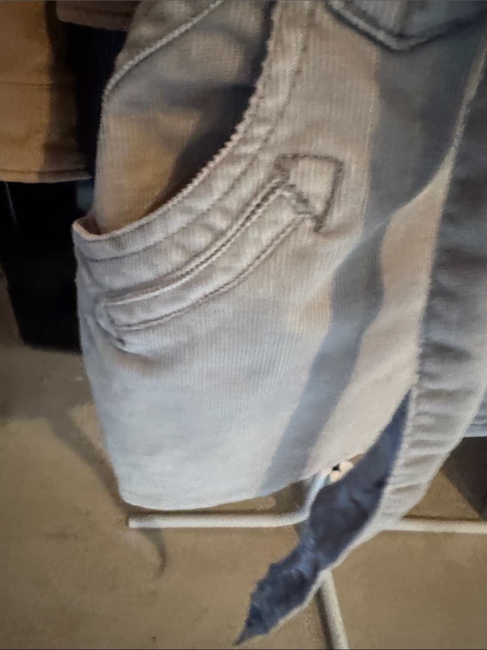 Fox Light Gray Utility Jacket with Drawstring Waist - Picture 4 of 7